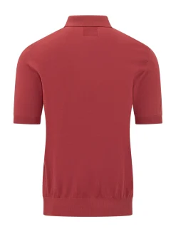 Short Sleeve Polo Shirt with Buttons