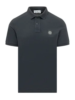 Short Sleeve Polo Shirt with Patch