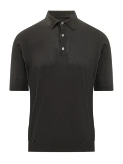 Short Sleeve Polo with Buttons
