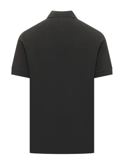 Short Sleeve Polo with Buttons and Logo