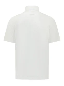 Short Sleeve Polo with Collar and Buttons