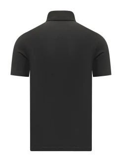 Short Sleeve Polo with Collar and Buttons