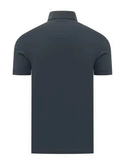 Short Sleeve Polo with Collar and Buttons