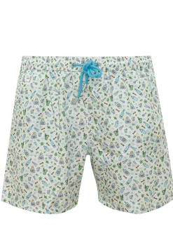 Shorts Mare con Stampa Allover