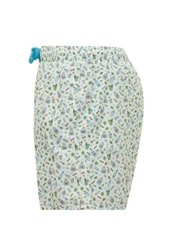 Shorts Mare con Stampa Allover