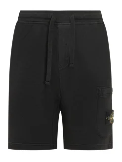 Shorts with Drawstring and Patch Pocket