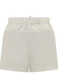 Shorts with Elasticated Waist and Drawstring