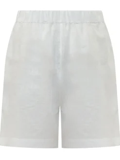 Shorts with Elastic Waist and Patch Pockets