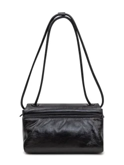 Shoulder Bag with Flap and Heart Logo