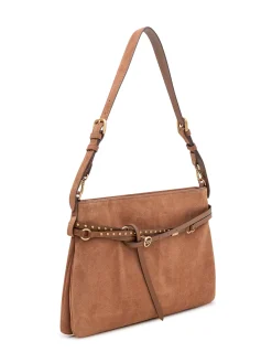 Shoulder Bag with Strap and Stud Details