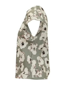 Sleeveless V Neck Top