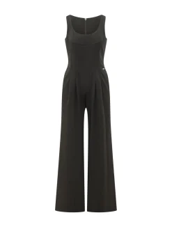 Sleeveless Wide Leg Jumpsuit