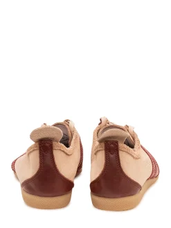 Sneakers Japan with Contrast Inserts and Laces