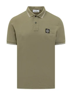 Stone Island Cotton Piqué Polo Shirt