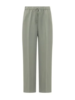 Straight Leg Trousers with Belt Loops