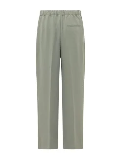 Straight Leg Trousers with Belt Loops