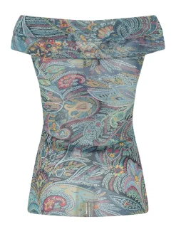 Straight Neck Top with Knot