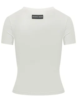 Striped Baby Fit T-shirt with Logo