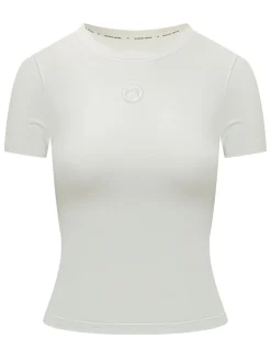 Striped Baby Fit T-shirt with Logo