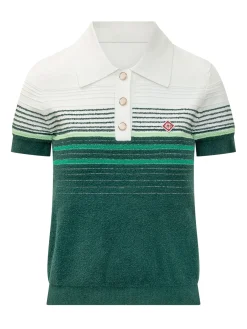 Striped Short Sleeve Polo