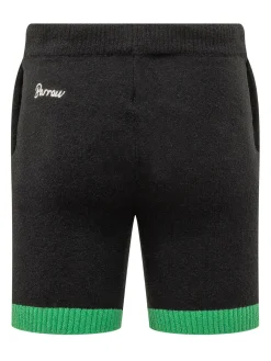 Sweatshorts with Contrasting Hem
