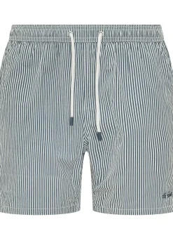 Swim Short a Righe con Coulisse