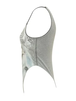 T-Ameris-S1 Top with Graphic Print and Buttons