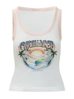 Tank Top with Graphic Print