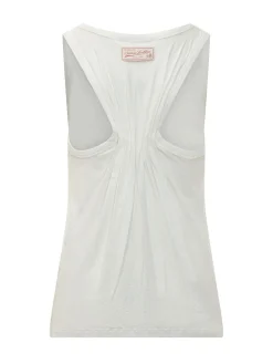 Tank Top with Keyhole Neck Detail