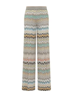 Trousers with Chevron Pattern