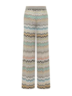 Trousers with Chevron Pattern