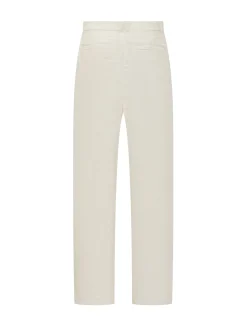 Trousers with Front Closure and Pockets