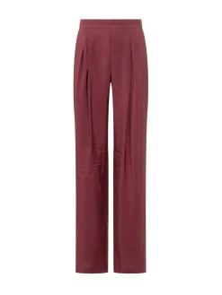Trousers with Front Pleat