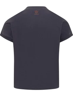 T-shirt with Crew Neck and Short Sleeves
