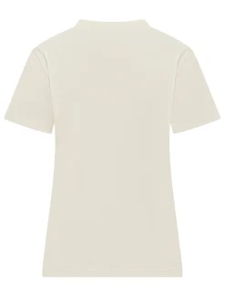T-shirt with Crew Neck and Sleeve Logo