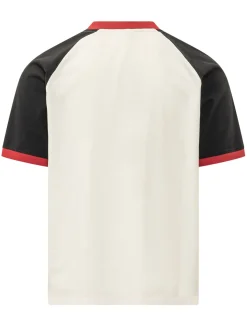 T-shirt with Diagonal Panel