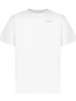 T-shirt with Front Logo and Crew Neck