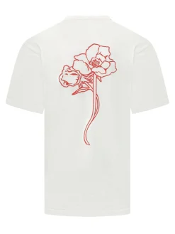 T-shirt with Logo Embroidery