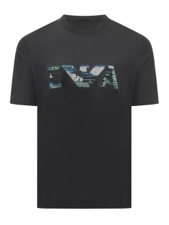 T-shirt with Raised Logo