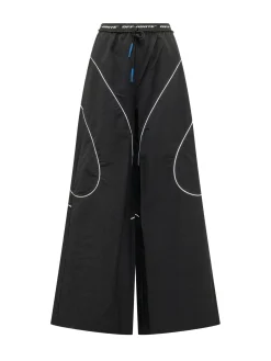 Wide Leg Logoband Track Pants