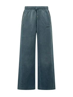 Wide Leg Pants with Drawstring