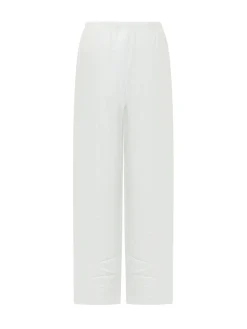 Wide Leg Pants with Elastic Waist