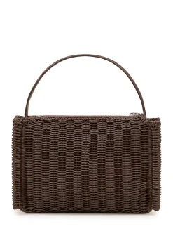 Woven Loafer Bag with Handle