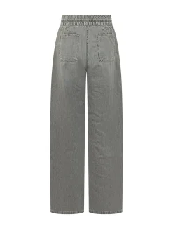 Yima Wide Leg Denim Trousers